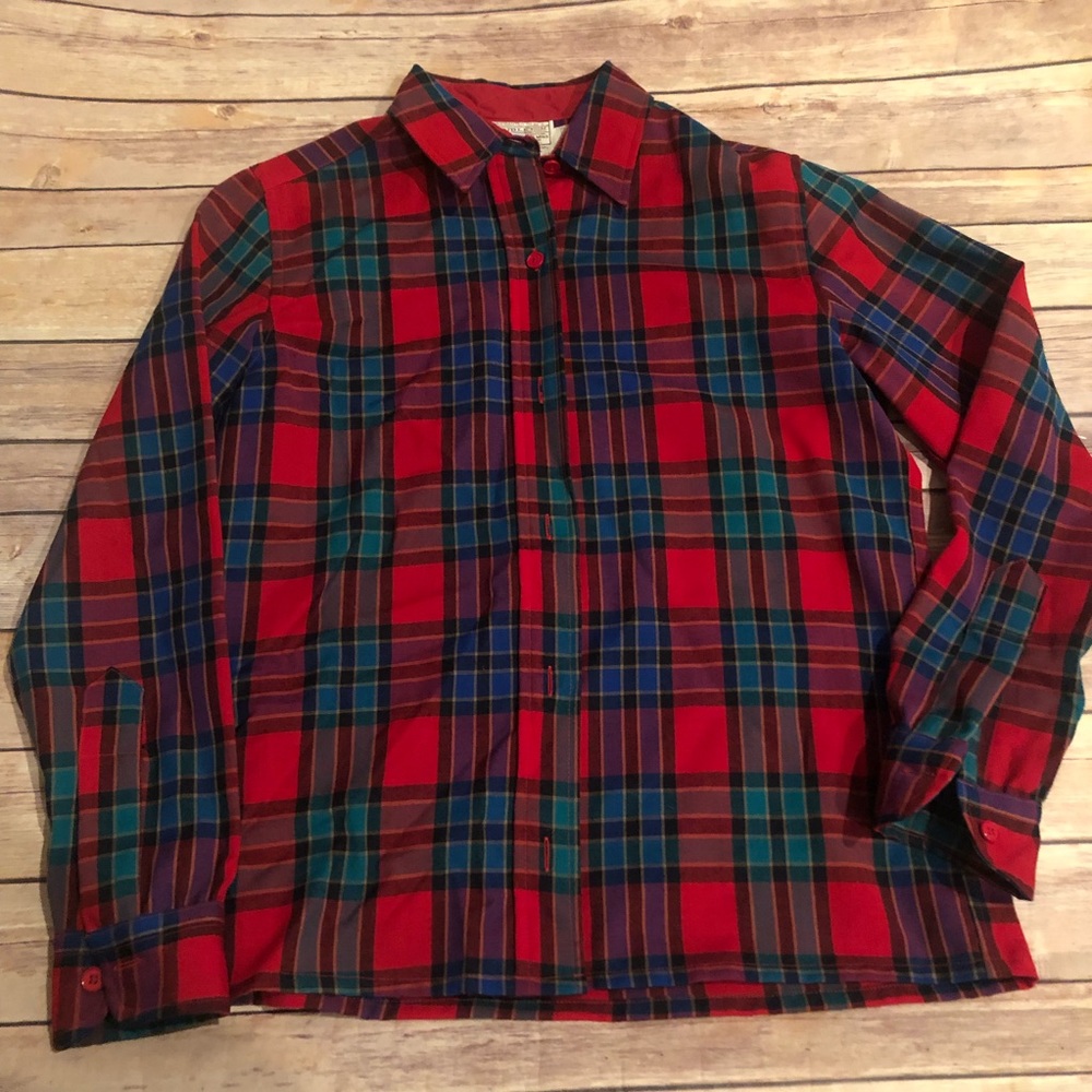 Pendleton holiday plaid shirt - Picture 2 of 8